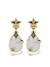 Eshvi Tear Drop Earrings In Neutrals