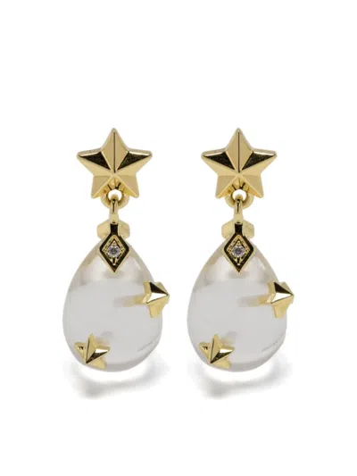 Eshvi Tear Drop Earrings In Neutrals