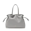 Esin Akan 2-in-1 Emma Leather Tote Bag In Grey