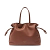 Esin Akan Wimbledon Emma Large Leather Tote Bag In Nutshell