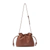 Esin Akan 3-in-1 Midi Emma Leather Crossbody Bag In Nutshell