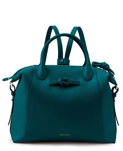 Esin Akan Wimbledon Large Laptop Backpack Messenger In Teal