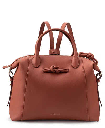 Esin Akan Wimbledon Large Laptop Backpack Messenger In Terracotta
