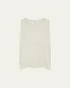 Eskandar A-line Shell (mid Plus Length) In Ivory