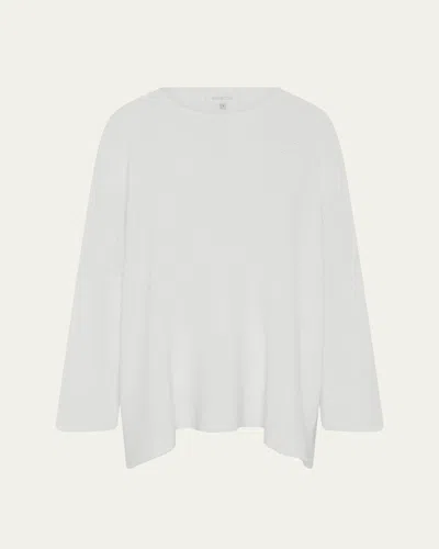 ESKANDAR BATEAU NECK SWEATER (MID PLUS LENGTH)