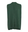 Eskandar Cashmere A-line Cardigan In Green
