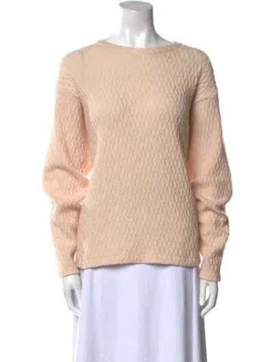 Pre-owned Eskandar Cashmere Bateau Neckline Sweater In Multi