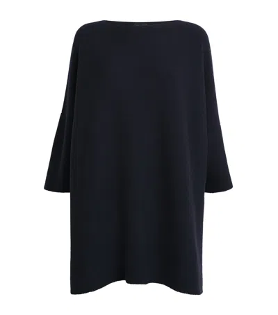 Eskandar Cashmere Boat-neck Sweater In Black