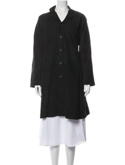 Pre-owned Eskandar Cashmere Coat In Black