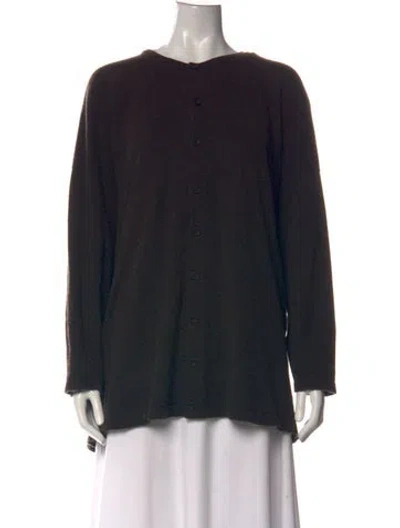 Pre-owned Eskandar Cashmere Crew Neck Sweater In Brown