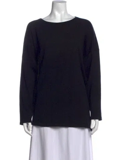 Pre-owned Eskandar Cashmere Crew Neck Sweater W/ Tags In Black