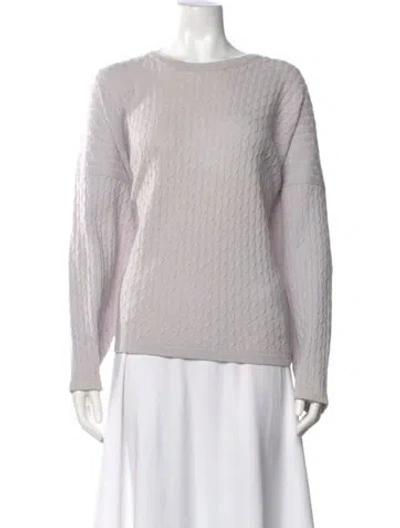 Pre-owned Eskandar Cashmere Crew Neck Top In Gray