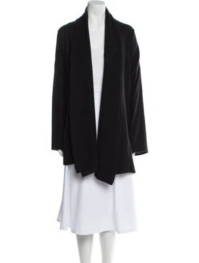 Pre-owned Eskandar Cashmere Faux Fur Coat W/ Tags In Black