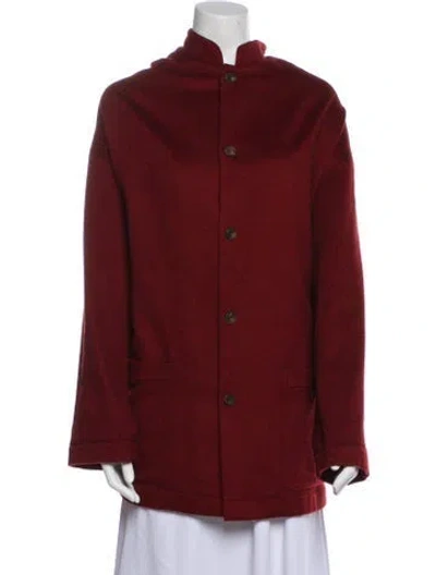 Pre-owned Eskandar Cashmere Jacket In Red