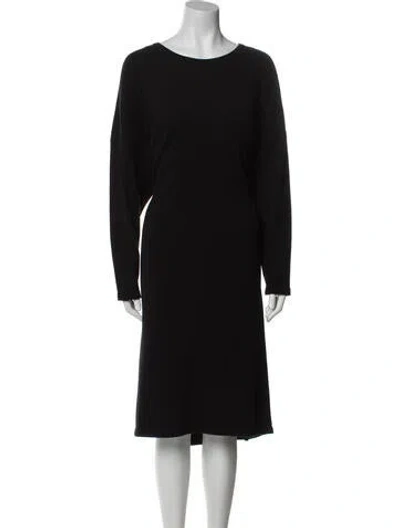 Pre-owned Eskandar Cashmere Knee-length Dress W/ Tags In Black