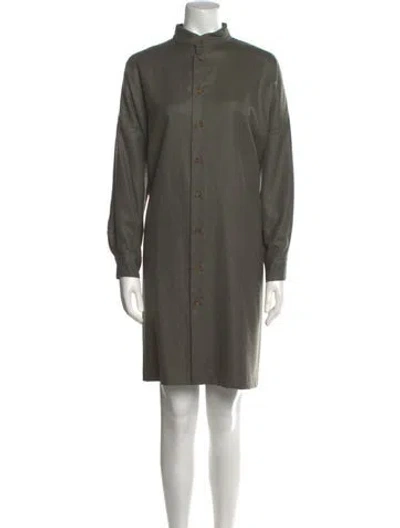 Pre-owned Eskandar Cashmere Knee-length Dress W/ Tags In Green