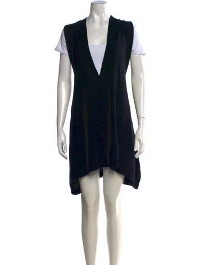Pre-owned Eskandar Cashmere Long Dress In Black