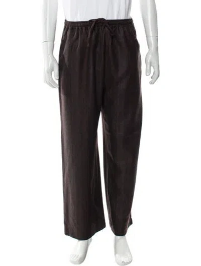 Pre-owned Eskandar Cashmere Pants In Brown
