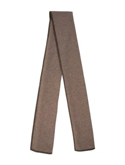 Pre-owned Eskandar Cashmere Printed Scarf In Multi