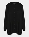 Shop Eskandar Cashmere Raglan-sleeve Round-neck Cardigan (long Length)