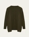 Eskandar A-line Bateau-neck Cashmere Sweater (long Length)