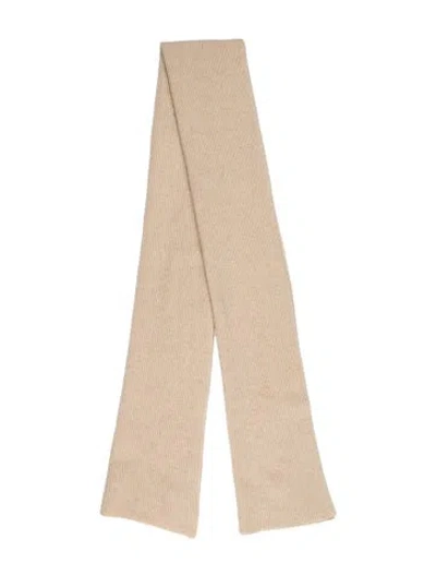 Pre-owned Eskandar Cashmere Scarf In Neutral