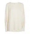Eskandar Raw-edged Cashmere Top In Grey
