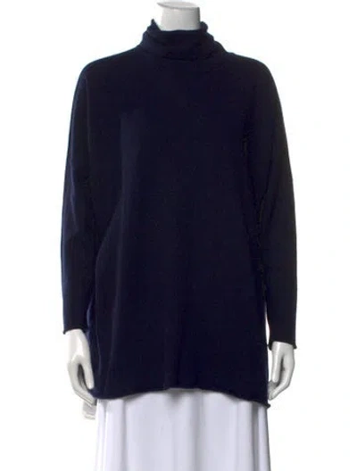 Pre-owned Eskandar Cashmere Turtleneck Sweater In Black
