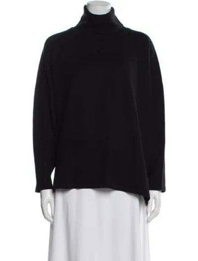 Pre-owned Eskandar Cashmere Turtleneck Sweater In Black