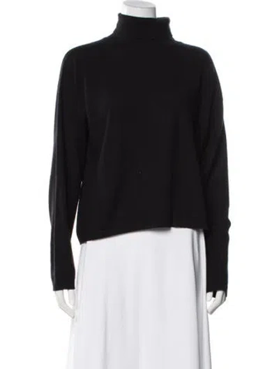 Pre-owned Eskandar Cashmere Turtleneck Sweater In Black