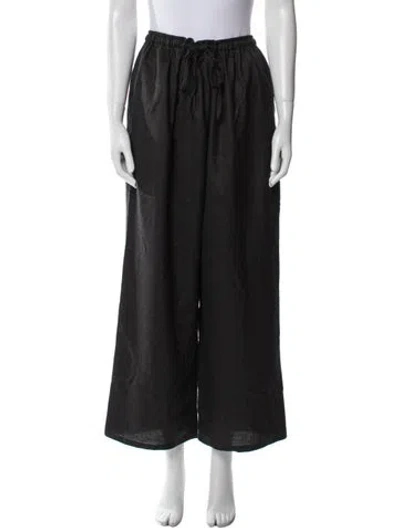 Pre-owned Eskandar Cashmere Wide Leg Pants In Gray