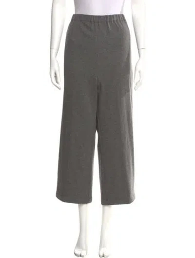 Pre-owned Eskandar Cashmere Wide Leg Pants W/ Tags In Gray