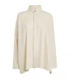 Eskandar Cashmere-wool Wide A-line Shirt In Neutral