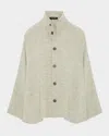 ESKANDAR CAUCASUS JACKET WITH NOTCH COLLAR (MID PLUS LENGTH)