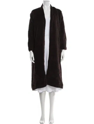 Pre-owned Eskandar Coat In Black