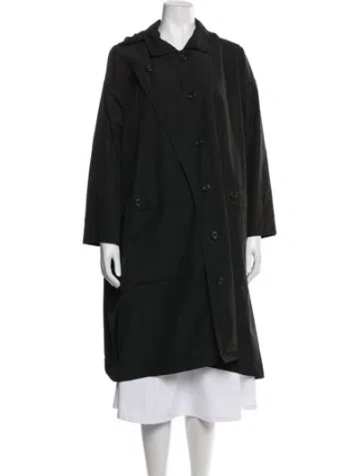 Pre-owned Eskandar Coat In Black