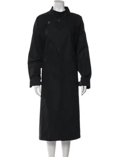Pre-owned Eskandar Coat In Black