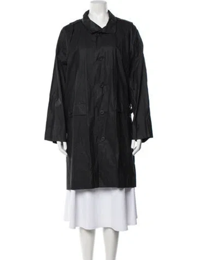 Pre-owned Eskandar Coat In Black