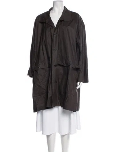 Pre-owned Eskandar Coat In Brown