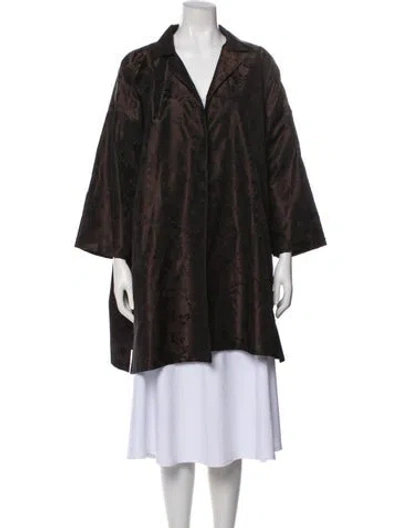 Pre-owned Eskandar Coat In Brown