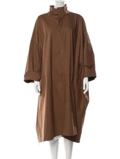 Pre-owned Eskandar Coat In Brown