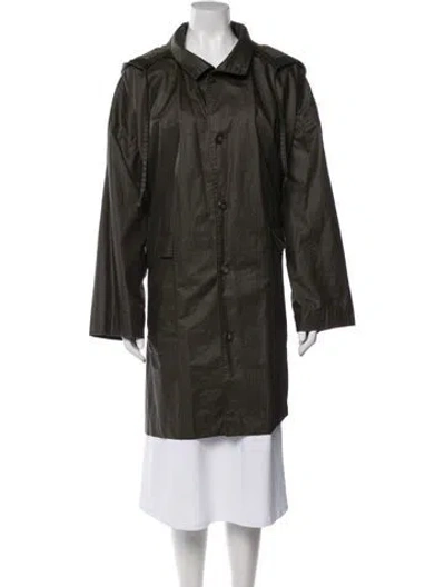 Pre-owned Eskandar Coat In Green