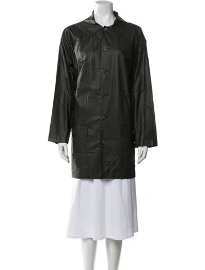 Pre-owned Eskandar Coat In Green