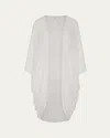 Eskandar Cocoon Jacket In White