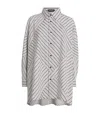 Eskandar Cotton Stripe Shirt In White