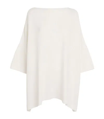 Eskandar Cotton Tunic Top In White