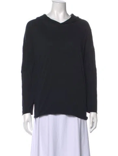 Pre-owned Eskandar Crew Neck Long Sleeve Hoodie In Black