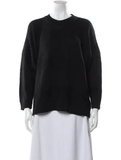 Pre-owned Eskandar Crew Neck Sweater In Black