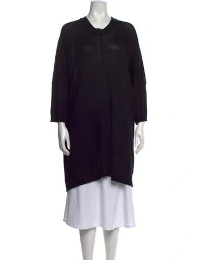 Pre-owned Eskandar Crew Neck Sweater In Black