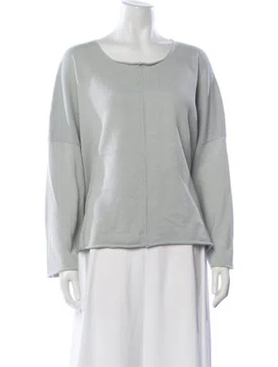 Pre-owned Eskandar Crew Neck Sweater In Blue